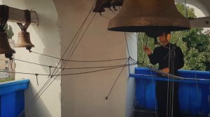 Колокольный Трезвон перед Всенощным бдением в праздник Успения Пресвятой Богородицы