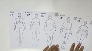 Карточки с шаблонами фигур для рисунка и дизайна одежды /шаблоны/ fashion templates