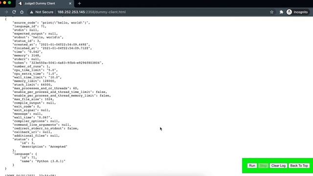 Judge0 • Online Code Execution System • Synchronous & Asynchronous Code Execution Demo