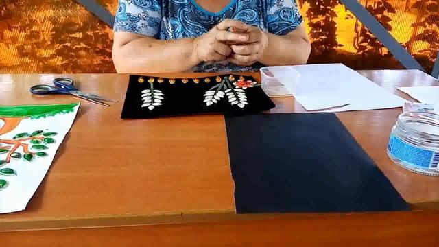 Мастер - класс "Аппликация из семян тыквы" культорганизатор Сахарова В. И. смотреть онлайн