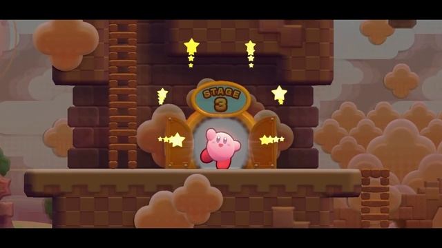 Kirbys Return to Dream Land Deluxe - Level 5: Nutty Noon - No Damage 100 Walkthrough