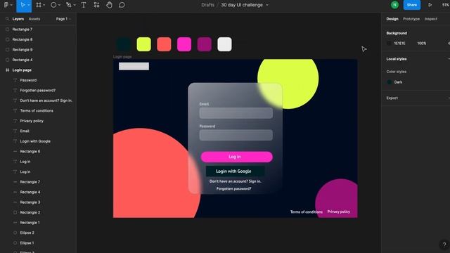 DAILY UI CHALLENGE Day 1 - The Sign Up Page - Learning Figma смотреть онлайн