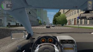 City Car Driving - экзамен в городе | простой но редкий маршрут №4 | Logitech g29