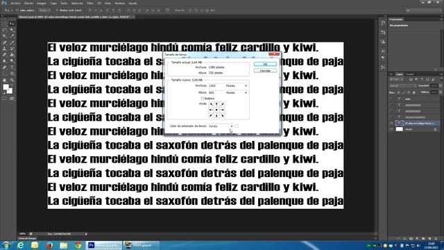 Cambiar Tamaño de Lienzo en Photoshop смотреть онлайн