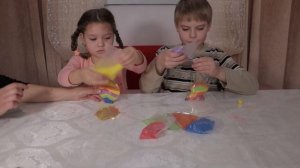 DIY Поделка своими руками цветной песок Creative Sand Art Видео для детей