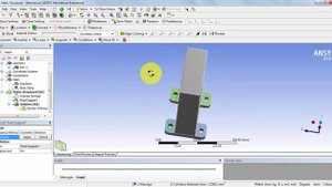 Топологическая оптимизация кронштейна в ANSYS 18.1