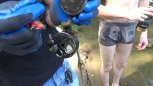 Поиск на озере на поисковый магнит!