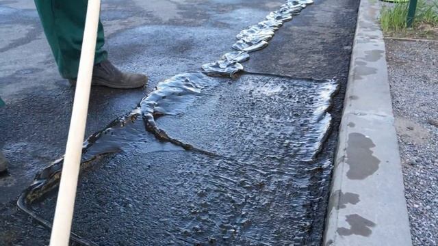 Защитное покрытие не эксплуатируемой асфальтовой кровли