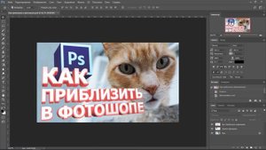 Как приблизить изображение в фотошопе