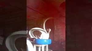 Лебеди из покрышек