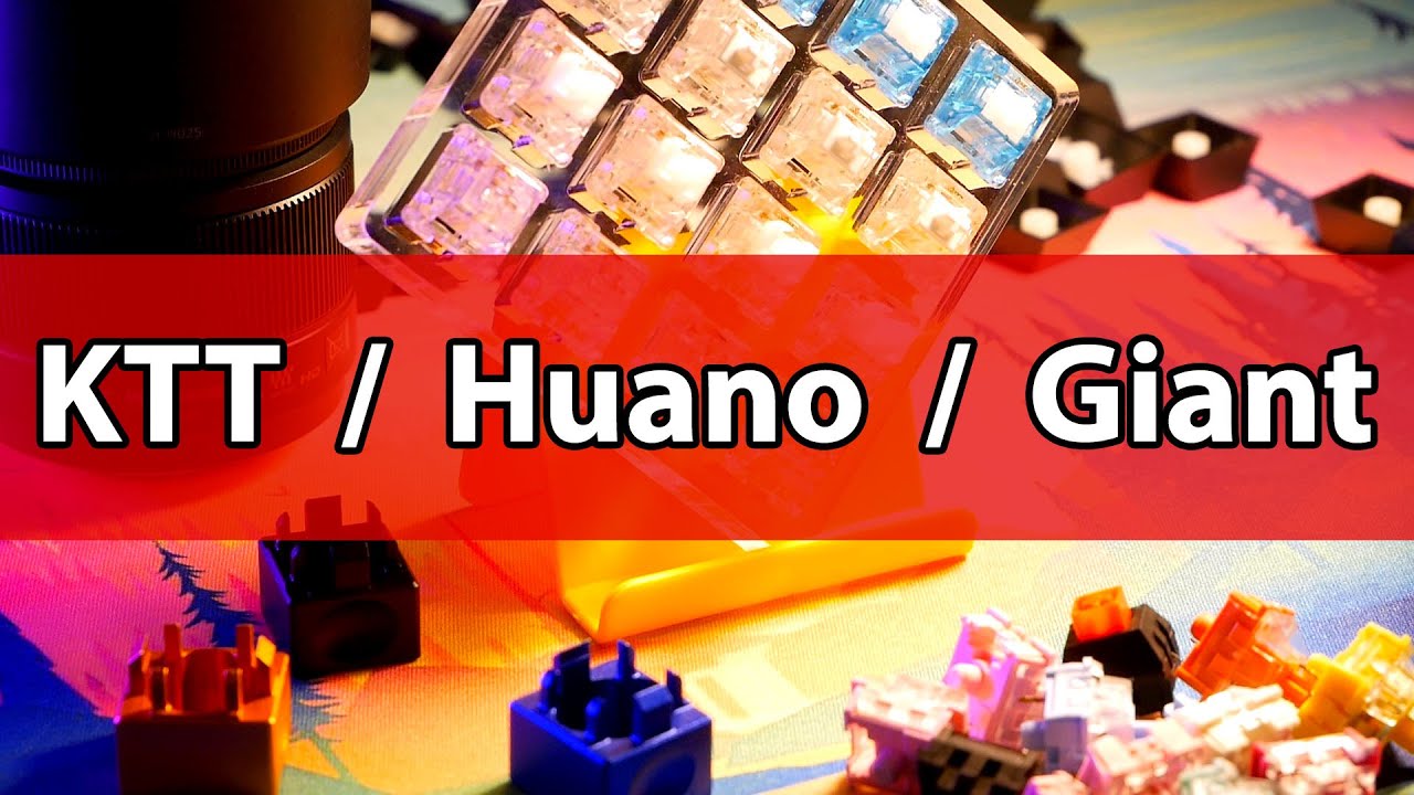 Китайские эксклюзивы свичи KTT, Huano, Giant