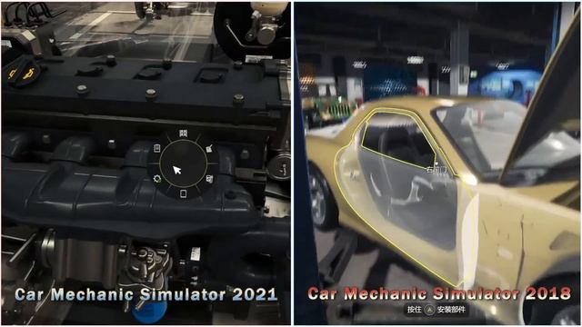 Car Mechanic Simulator 2021 VS Car Mechanic Simulator 2018 смотреть онлайн