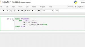 Trie Implementation in Python