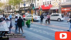 Bushman prank in cape town