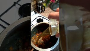 Гречка с фаршем в афганском казане