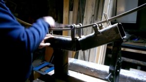 как сделать трубогиб для профильной трубы.пробный загиб.