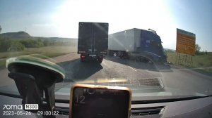 Трасса М5: ДТП Две Фуры  26.05.23