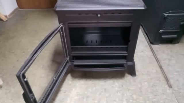 Печь-камин Эверест F12 полный обзор смотреть онлайн