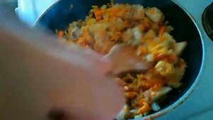 Тушёная капуста с мясом и картошкой