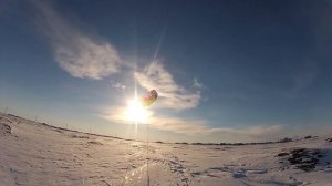 ARCTIC KAYAK EXPEDITION 2015, part 4. SNOWKITING TO KAKTOVIK and TALKING TO INUIT