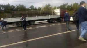 Очередной рейд на въезде в Москву и донимание людей пропусками 05.05.2020