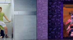 Minecraft Gangnam Style (original + PSY's parody with Minecraft)