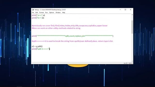 Python Day 7-String All utility Methods Complete.