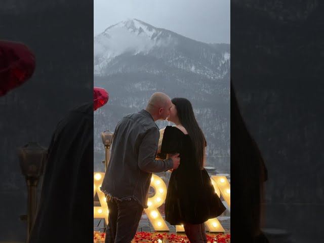 Самое романтичное предложение руки в Сочи. Красная поляна