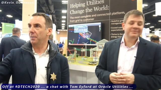 Off at DTECH2020 ... a chat with Tom Eyford at Oracle Utilities ... смотреть онлайн
