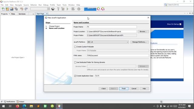 Setup JavaFX 16 with JDK 1.8 in NetBeans 12.3 смотреть онлайн