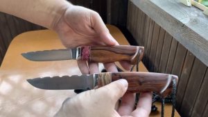 Ножи в премиальном исполнении / Обзор на ножи Мичман из порошковой стали S390 / Кузница Медведь
