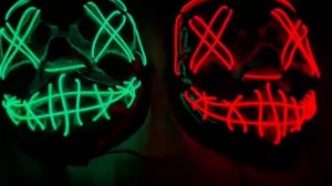 Маска светящаяся. #маскагайфокс