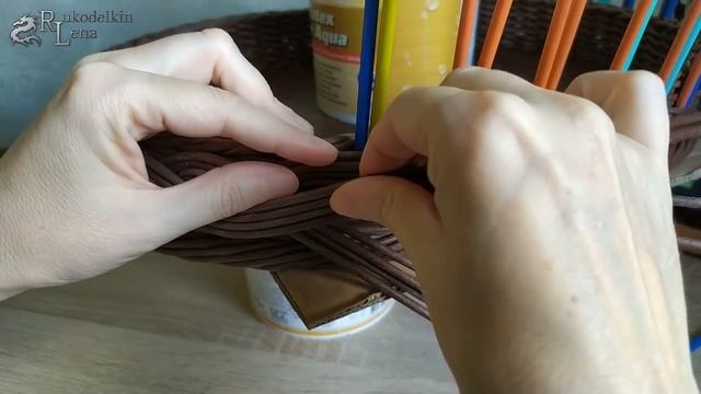 Очаровательный овальный поднос с "КОСОЙ без дополнительных трубочек"\Oval paper weaving tray смотреть онлайн