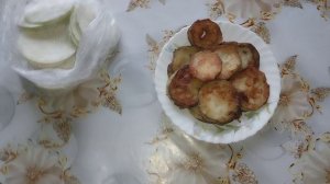 Жареные кабачки после заморозки