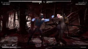 Mortal Kombat X - Sub Zero Vs Leatherface (Very Hard)
