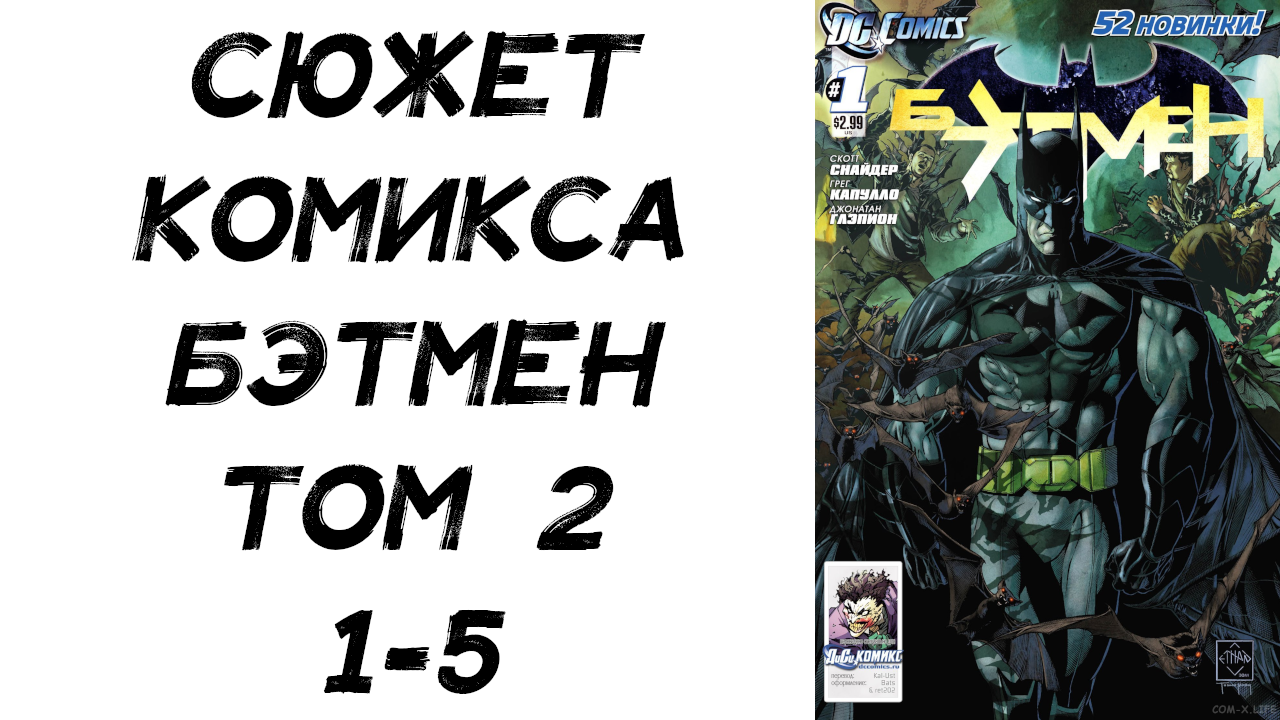 #1 - 5. Сюжет комикса Бэтмен. Том 2. Суд сов