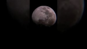 Moon Through F36050 model Telescope.