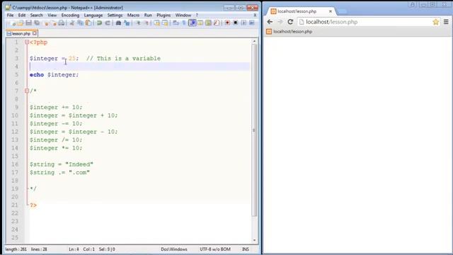 07 PHP Tutorial for Beginners 07 Comments and Assignment Operators | Computer Monk ? смотреть онлайн