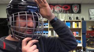 Proper Fitting a Cage on a Hockey Helmet