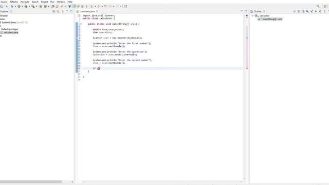simple java calculator program using methods without GUI смотреть онлайн