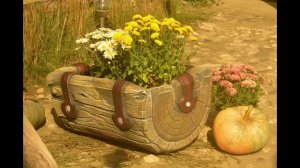 ЦВЕТОЧНИКИ   из  арт  бетона     МАСТЕР  Petru Popescu