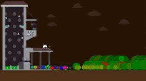 Spartans VS Zombies - Algodoo Marble Race