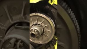 Ремень вариатора Optibelt 11126 после 450 км пробега без обкатки в боевом режиме