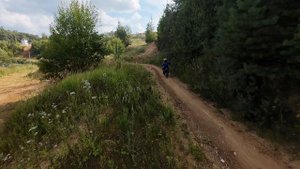 Тренировка по мотокроссу в мотопарке Вельяминово, август 2024 года