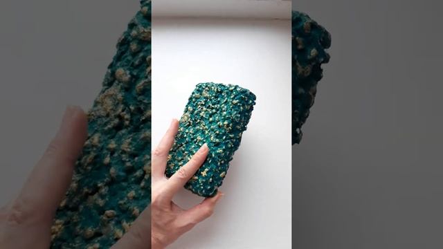 Тарелочка из переработанной бумаги