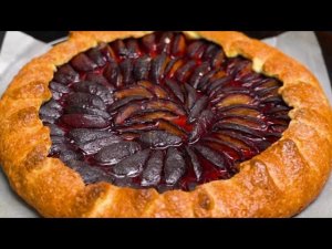 Творожная Галета со сливами ☆ Plum Pie