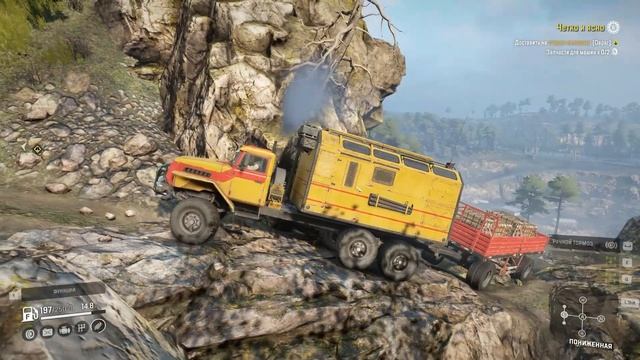 Как попасть в овраг/Таймыр/SnowRunner 2022 смотреть онлайн