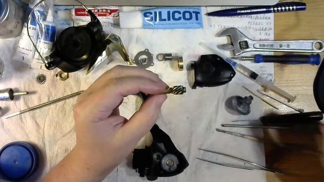 Катушка Line Winder (Okuma) Happy Angler HA3000 - разбор-обзор-ТО-смазки (катушка для левши).