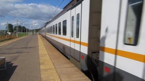 Электропоезд ЭП2Д-0002 ЦППК платформа Рассудово 16.06.2019