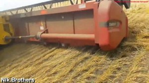 TOP 3 Самых больших Зерноуборочных комбайнов\TOP3 Large Combine Harvesters